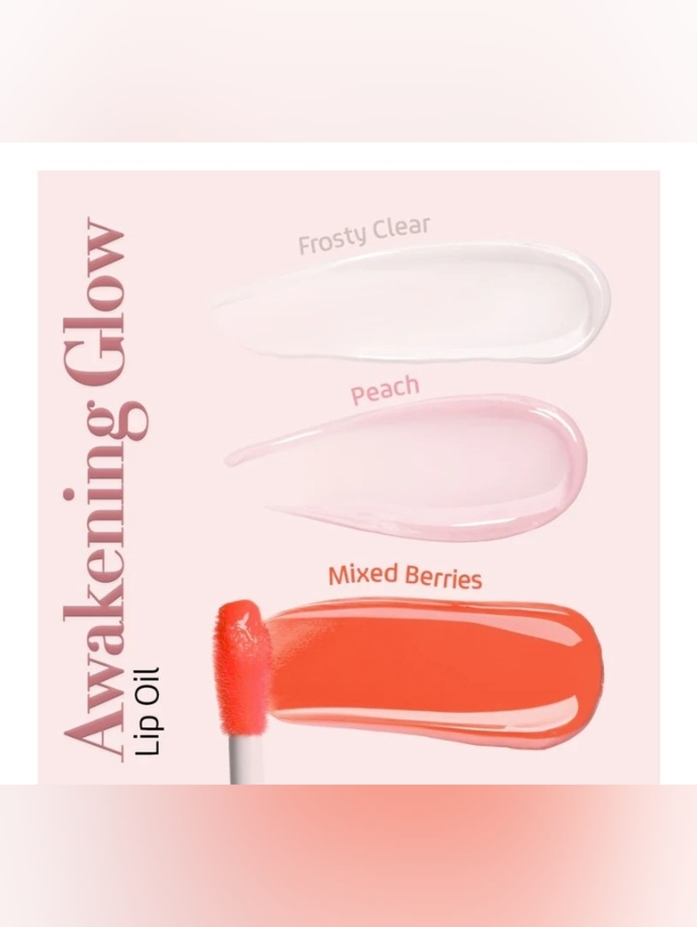 LA PRESTIGE PARIS Awakening Glow Hydrating Lip Oil - Peach Bloom BNIB - Picture 4 of 4